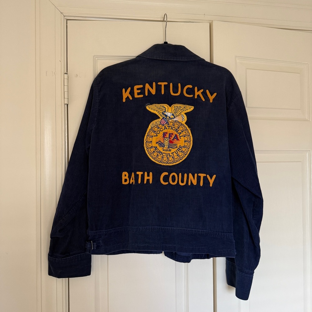 Vintage Corduroy Embroidered Jacket